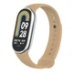 Силиконовый ремешок MRK для фитнес браслета Xiaomi Mi Band 8/9 Бежевый (mrk2445) - изображение 1