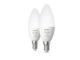 Лампа розумна Philips Hue E14, 5.3W(40Вт), 2000K-6500K, RGB, ZigBee, Bluetooth, димування, 2шт - зображення 5