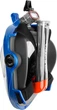 Повнолицьова маска Aqua Speed Spectra 2.0 9909 (247-10) Унісекс S/M Чорно-синя (5908217699091) - зображення 4