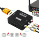 Конвертер AV2HDMI перехідник RCA тюльпан на HDMI upscaler FullHD Black - изображение 1