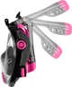 Повнолицьова маска Aqua Speed Spectra 2.0 9912 (247-19) Унісекс S/M Чорно-рожева (5908217699121) - зображення 3