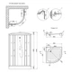 Душевой бокс Lidz Tani SB90x90.SAT.LOW.FR, стекло Frost 4 мм - изображение 2