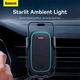 Тримач в авто з бездротовою зарядкою Baseus Milky Way Pro Wireless Charging Electric Car Mount 15W (C40357000111-00) Black - зображення 8