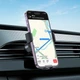 Механический автомобильный держатель BOROFONE BH92 Grand one-button car holder(air outlet) Black - изображение 7
