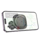 Автодержатель HOCO H28 Rainbow ring magnetic car holder Black - изображение 4