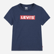 Koszulka chłopięca Levi's 8EJ764-C8D 122-128 cm Granatowa (3666643026011) - obraz 1