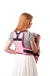 Рюкзак переноска кенгуру Sunny Standart 12 Original Womar Zaffiro розовый - изображение 2