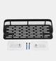 Настенная полка-органайзер для хранения в ванной комнате Storage Rack 197 Черный - изображение 5