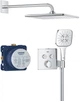 Душевой гарнитур скрытого монтажа с термостатом GROHE Grohtherm SmartControl Rainshower 310 Mono Cube 34865000 - изображение 1