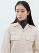 Джинсовая куртка женская Uniqlo 765570432 S Молочная (1159799207) - изображение 9