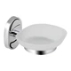 Мильниця з тримачем Lidz Oreo 0201 настінна (матове скло) LDORE0201CRM22083 Chrome - зображення 1