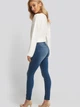 Джинсы Skinny женские NA-KD 1100-002132-0116 36 Синие (7325942128609) - изображение 4