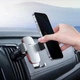 Автомобільний Гравітаційний утримувач Baseus Metal Age 2 Gravity Air Outlet Car Mount Дефлектор Сірий - зображення 10