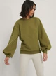 Свитшот женский NA-KD 1018-004890-0010 2XS Хаки (7325942478346) - изображение 1