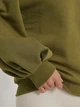 Свитшот женский NA-KD 1018-004890-0010 2XS Хаки (7325942478346) - изображение 5
