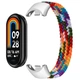 Ремешок тканевый Braided Mono Loop MRK для фитнес браслета Xiaomi Mi Band 8/9, размер (S) 150mm Rainbow (mrk3992) - изображение 1