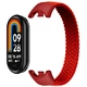 Ремешок тканевый Braided Mono Loop MRK для фитнес браслета Xiaomi Mi Band 8/9, размер (L) 170mm Красный (mrk3979) - изображение 1