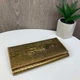 Женский кожаный кошелек крокодил Gesilang натуральная кожа с крокодилом золотистый (119Г) - изображение 3
