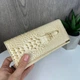 Женский кожаный кошелек крокодил Gesilang натуральная кожа с крокодилом молочный (119М) - изображение 5