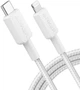 Кабель Anker 322 USB-C to Lightning - 0.9m Nylon White (A81B5G21) - зображення 2