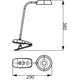 Настільна лампа Philips LED Reading Desk lamp Donutclip 3W, 4000K, 1200mAh (Lithium battery), рожевий (929003179627) - зображення 4