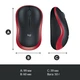 Мишка Logitech M185 red (910-002240) - зображення 3