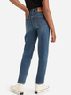 Jeansy mom fit młodzieżowe dziewczęce Levi's Lvg Mini Mom Jeans 4EG377-BIU 158 cm Ciemnoniebieskie (3666643045852) - obraz 2