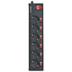 Сетевой фильтр питания REAL-EL RS-6 EXTRA 3m, black (EL122300002) - изображение 1