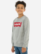 Дитячий світшот для хлопчика Levi's Lvb-Batwing Crewneck Sweatshirt 9E9079-C87 122-128 см Сірий (3665115046120) - зображення 3