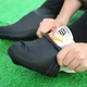 Силиконовые бахилы от дождя и грязи Waterproof Чехлы для обуви многоразовые водонепроницаемые M: 35-40 размер - изображение 8