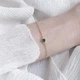 Серебряный браслет 925 пробы с позолотой "Graceful elegance" - изображение 2