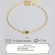 Серебряный браслет 925 пробы с позолотой "Graceful elegance" - изображение 3