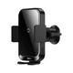 Тримач в авто з бездротовою зарядкою Baseus Halo Electric Wireless Charging Car Mount 15W (SUDD000001) Black - изображение 7