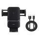 Тримач в авто з бездротовою зарядкою Baseus Wisdom Auto Alignment Car Mount Wireless Charger 15W (CGZX000001) Black - изображение 9