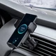 Тримач в авто з бездротовою зарядкою Baseus Wisdom Auto Alignment Car Mount Wireless Charger 15W (CGZX000001) Black - изображение 11