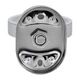 Дозатор для рідкого мила Lidz Oreo 0202 настінний LDORE0202CRM22084 Chrome - изображение 4