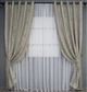 Комплект штор на люверсах VR-Textil Жаккард Sultan XO № 1143ш 150х250 см 2 шт Капучино (37-0026) - изображение 2