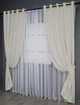 Комплект штор на люверсах VR-Textil Жаккард Sultan YL № 1294ш 150х250 см 2 шт Молочный (37-0035) - изображение 3
