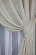 Комплект штор на люверсах VR-Textil Жаккард Sultan XO № 1281ш 150х250 см 2 шт Светло-бежевый (37-0034) - изображение 4