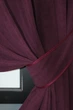 Комплект коротких штор VR-Textil Микровелюр SPARTA № 967ш Бордовый 130х170 см 2 шт (35-0021) - изображение 3