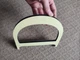 3D Зеркальна золотая буква D наклейка 20 см высота - изображение 3