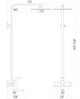Душова система GLOBUS LUX Sicilia VAN-SBQ-SH-02-BB з тропічним душем - зображення 6