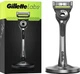Станок для бритья мужской (Бритва) Gillette Labs 5 лезвий c 1 сменным картриджем и магнитной подставкой Silver - изображение 1