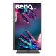 TFT 27" BenQ PD2705U, 4K UHD, IPS, 99% sRGB, HDMI, DP, USB-C, USB-hub, HAS, колонки, темно-сірий - изображение 4