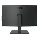 TFT 27" BenQ PD2705U, 4K UHD, IPS, 99% sRGB, HDMI, DP, USB-C, USB-hub, HAS, колонки, темно-сірий - изображение 5