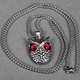 Симпатичный кулон сова с красными глазами (NR0077_6) - изображение 3