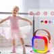 Портативная колонка с 2-мя караоке микрофонами Winso K12 Аккумуляторная с RGB подсветкой 10W Розовая - изображение 6