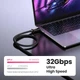 Кабель UGREEN DP114 DisplayPort v1.4 8K 60Hz HDR 3D HDCP FreeSync G-Sync 5.0 м Black (80394) - изображение 4
