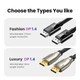 Кабель UGREEN DP114 DisplayPort v1.4 8K 60Hz HDR 3D HDCP FreeSync G-Sync 5.0 м Black (80394) - изображение 9