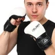 Перчатки для смешанных единоборств Zelart Fight Gear 4612 размер XL White-Black - изображение 6